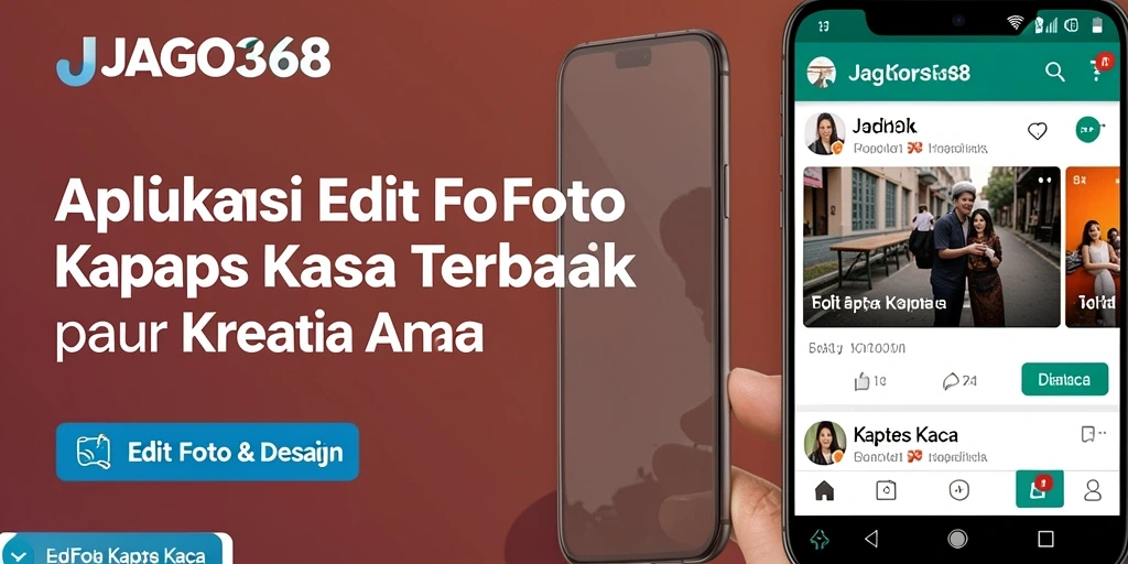 Tampilan antarmuka JAGO368 untuk Edit Foto Kertas Kaca yang memukau.