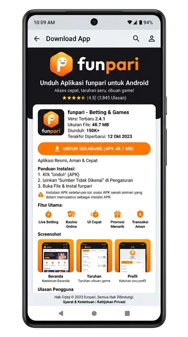 Panduan Unduh dan Instal APK Funpari untuk Android
